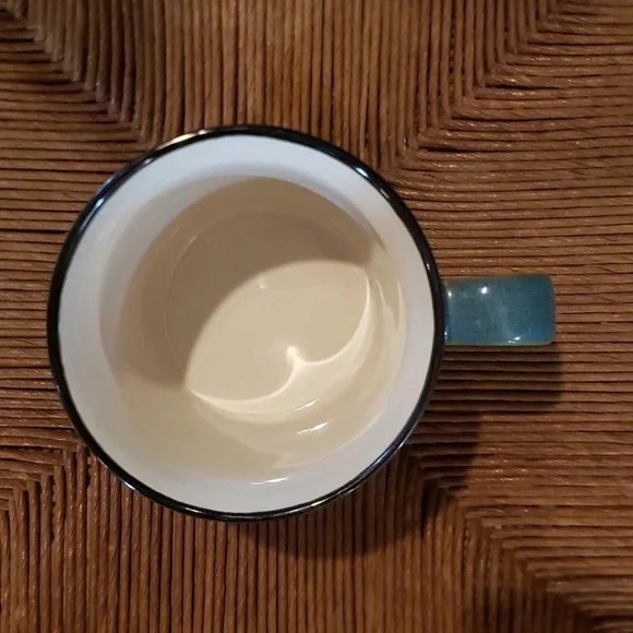 Great Gatherings Stoneware Large Owl Coffee Mug 16 ounces In Teal Blue - Picture 2 of 4